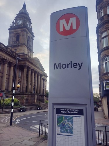 Morley Town Hall Hub Totem